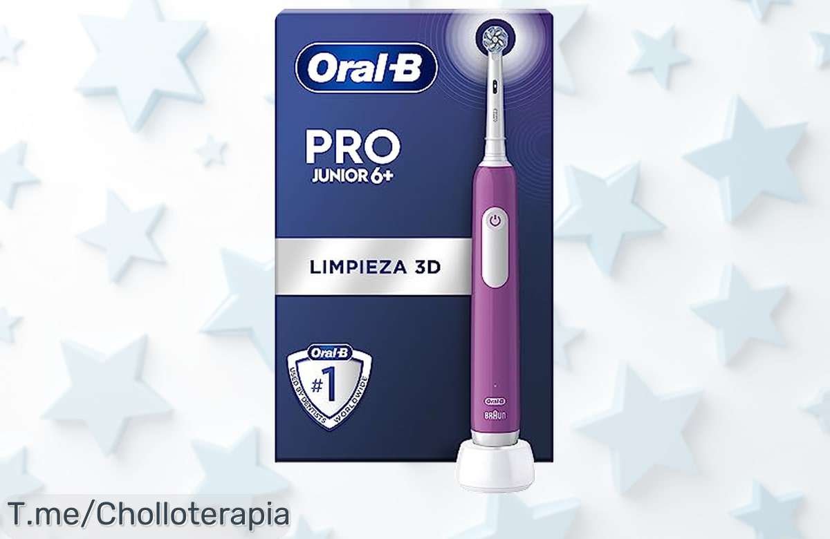 Transforma la rutina de tu hijo en una aventura dental con el cepillo eléctrico OralB Pro Junior a un precio loco ¡ofertón limitado que vuela rápido, haz clic y compra ya!