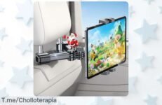 Transforma los viajes en diversión con nuestro soporte de tablet 360° para coche, ¡aprovecha el precio loco y compra ahora antes que se acabe este super chollo!
