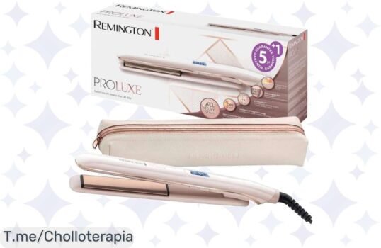 Transforma tu cabello con la Remington ProLuxe S9100 a un precio loco, disfruta de un liso perfecto y brillante todo el día ¡Aprovecha este ofertón limitado ya!