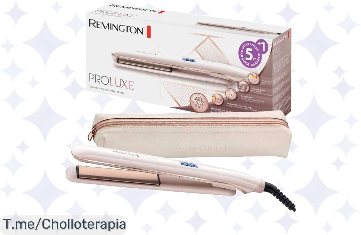 Transforma tu cabello con la Remington ProLuxe S9100 a un precio loco, disfruta de un liso perfecto y brillante todo el día. ¡Aprovecha este ofertón limitado ya!