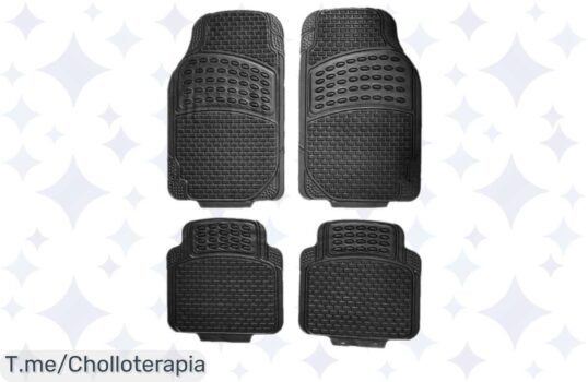 Transforma tu coche con alfombras recortables, resistentes y antideslizantes que se ajustan a ti ¡Aprovecha este super chollo antes de que se acabe!