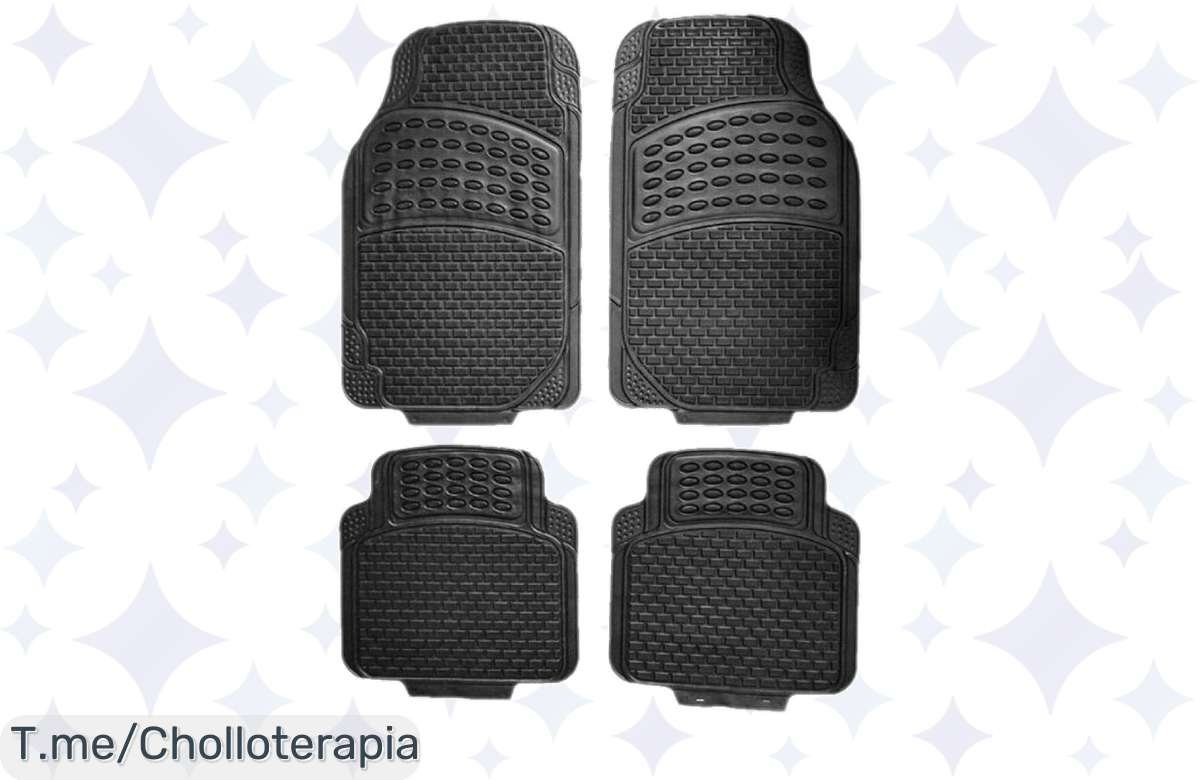 Transforma tu coche con alfombras recortables, resistentes y antideslizantes que se ajustan a ti. ¡Aprovecha este super chollo antes de que se acabe!