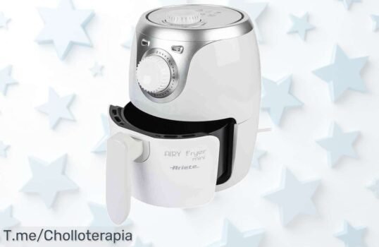 Transforma tu cocina con la Ariete Mini freidora de aire a un precio loco, deliciosa comida crujiente sin aceite y aprovecha este ofertón antes que se agote