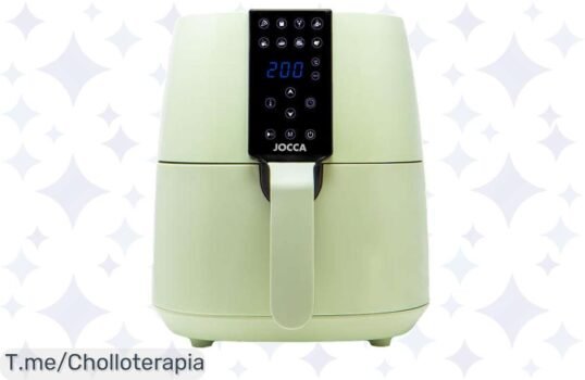 Transforma tu cocina con la freidora digital Jocca, ¡un ofertón único! Cocina saludable y rápida en 38 litros de aire caliente ¡No te lo pierdas, compra ya antes que se agote!