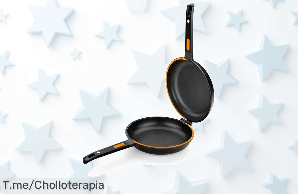 Transforma tu cocina con la sartén Efficient Duo: doble capacidad y antiadherente superior para tortillas perfectas. ¡Consigue este super chollo antes que se acabe!
