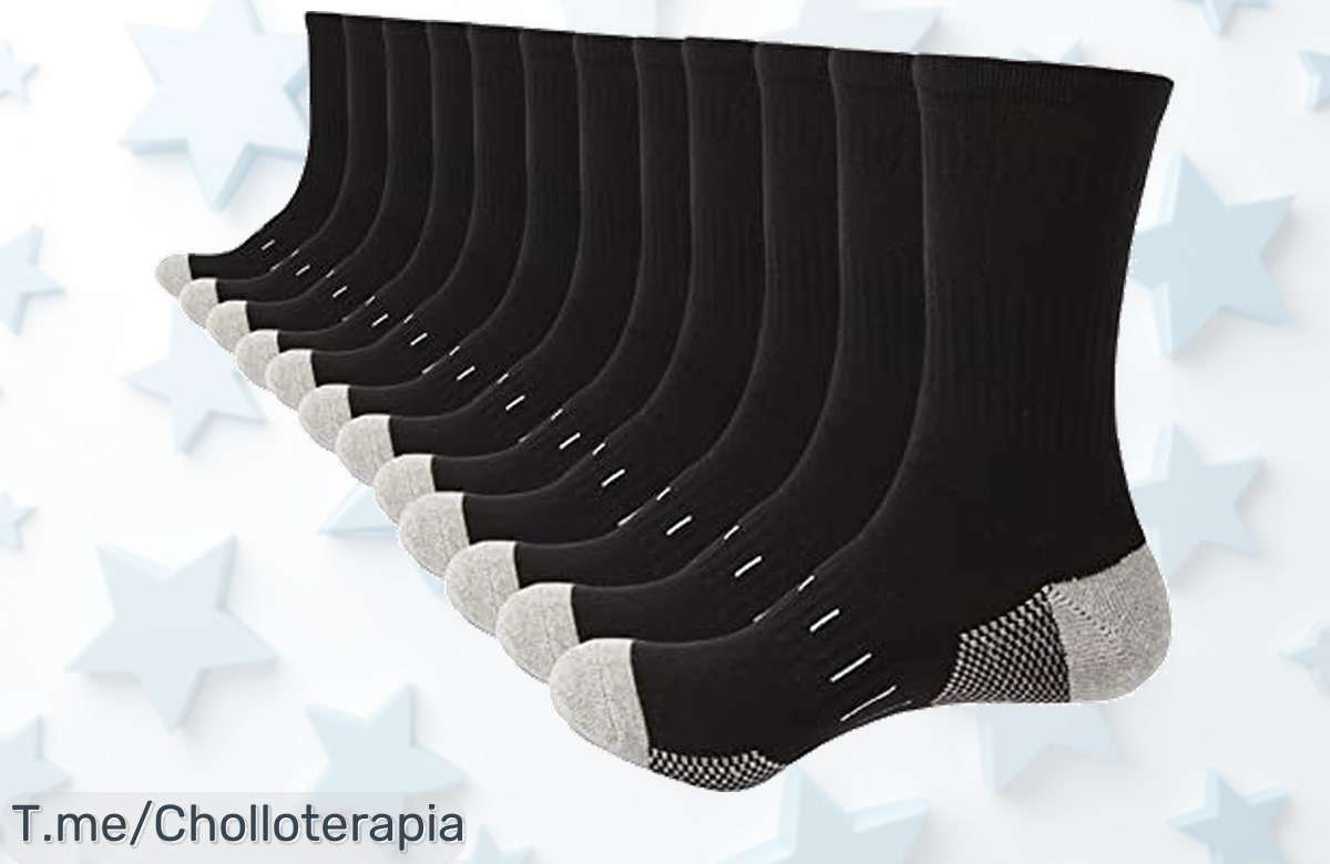 Transforma tu correr con los Calcetines Altos BUDERMMY: refuerzos que duran, frescura y comodidad. Aprovecha este super chollo de 6 pares ¡compra ya antes que se acabe!