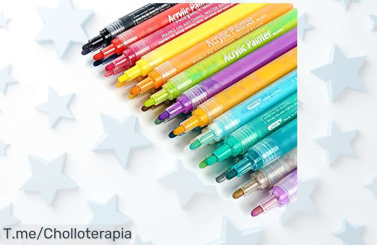Transforma tu creatividad con Anyuke: 24 rotuladores acuarelables a un precio loco que no puedes dejar pasar. ¡Compra ya y disfruta de un ofertón, es ahora o nunca!