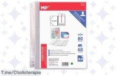 Transforma tu desorden en orden con nuestra Carpeta Clasificadora con Anillas, un super chollo de 80 micras para brillar ¡Aprovecha esta oferta limitada y compra ya!