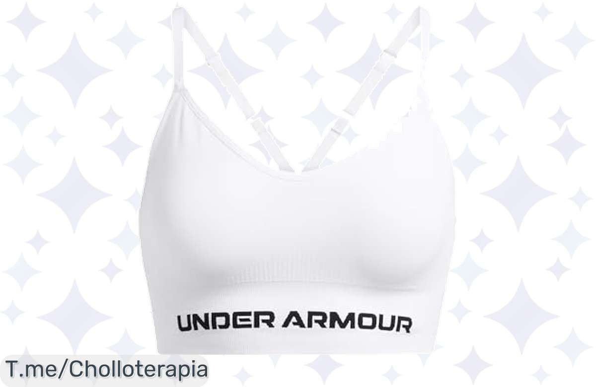 Transforma tu entrenamiento con el sujetador Under Armour Vanish Seamless, siente la libertad de movimiento y aprovecha este ofertón único antes de que se agote, ¡actúa ya!