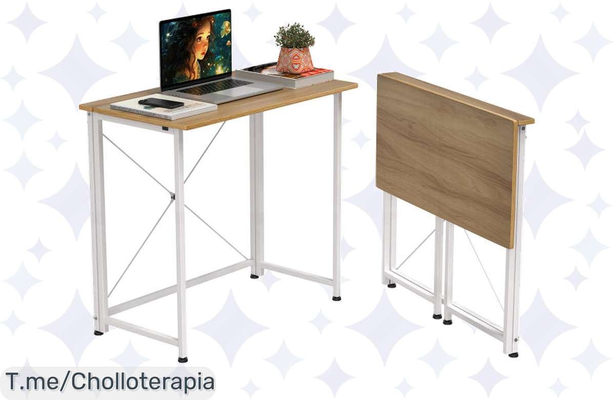 Transforma tu espacio con el escritorio plegable Rynview: fácil de guardar, orden garantizado y un super chollo que no puedes dejar escapar. ¡Compra ya antes de que vuelen!