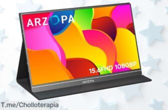 Transforma tu espacio con el monitor portátil Arzopa 156'' FHD, la calidad de imagen que necesitas para jugar y trabajar ¡aprovecha este ofertón y compra ahora antes que se agote!