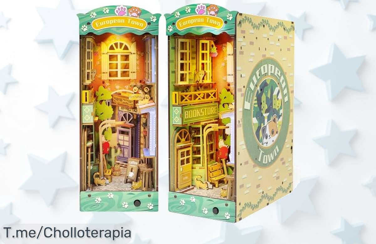 Transforma tu estantería en un rincón mágico con el deAO Book Nook Kit, fomenta la creatividad familiar y disfruta momentos únicos. ¡Aprovecha este ofertón limitado ya!