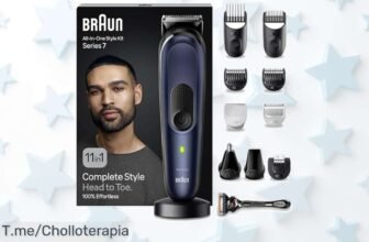 Transforma tu estilo con la Braun Recortadora 11 en 1, carga rápida y autonomía de 100 minutos ¡Solo por tiempo limitado a un precio loco! Compra ya este ofertón único