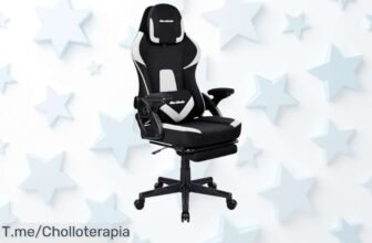 Transforma tu experiencia de juego con la Silla Gamer TLOVENDOES a un precio loco: comodidad y diseño ergonómico que te harán sentir en el cielo, ¡aprovecha esta oferta nunca vista!