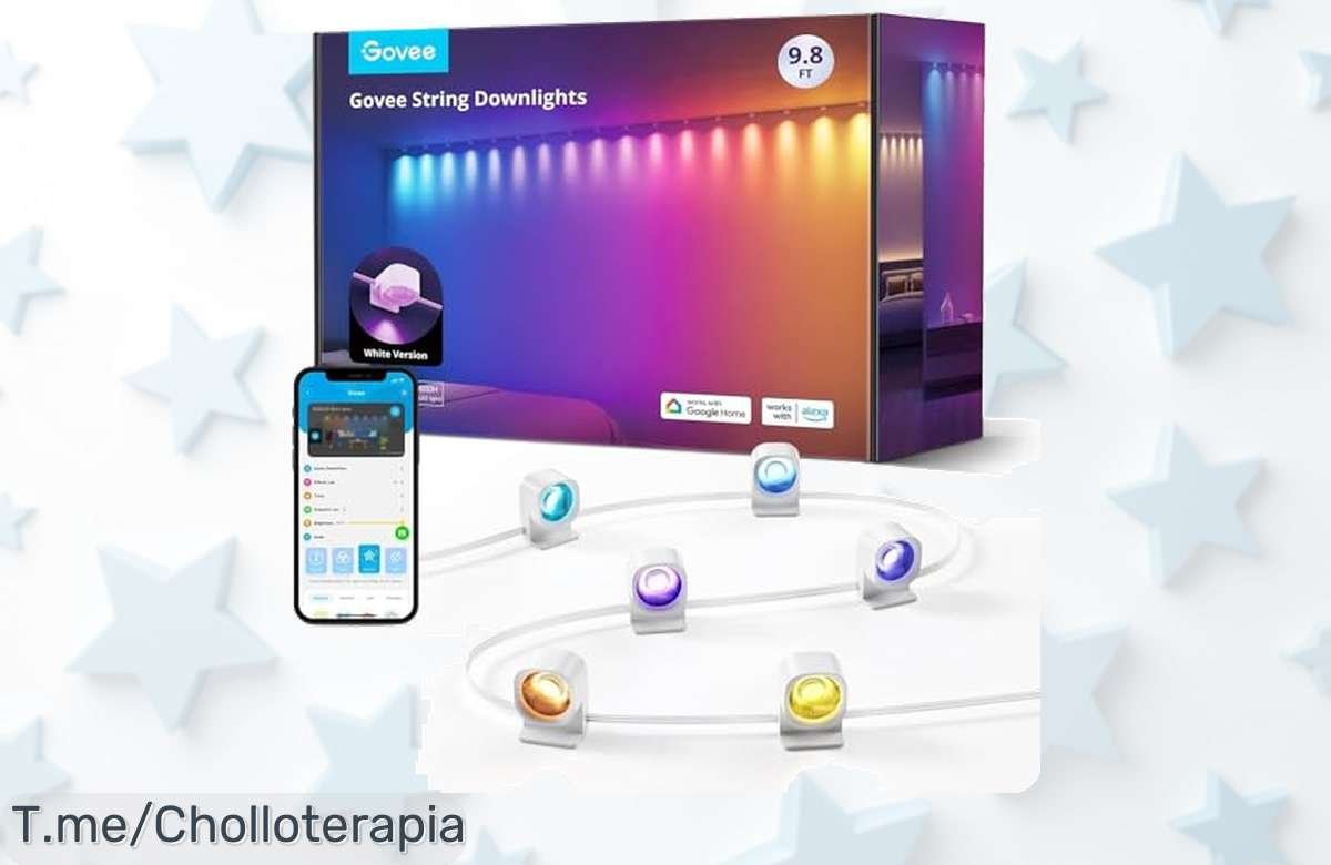Transforma tu hogar con Govee Smart RGBIC, luces LED que bailan al ritmo de tu música y disfruta un 50% de descuento. Aprovecha este ofertón antes que se acabe.