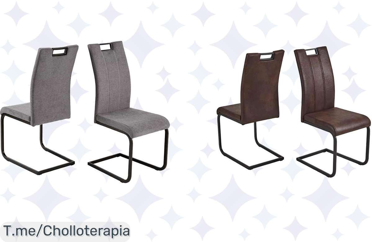 Transforma tu hogar con el conjunto de 2 sillas Reality a un precio loco, estilo y confort que nunca habías visto. ¡No esperes más, compra ahora antes de que sea tarde!