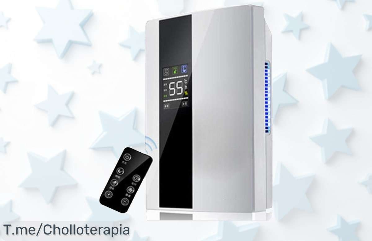 Transforma tu hogar con el deshumidificador silencioso y eficaz que controla todo a distancia, ¡aprovecha este ofertón limitado antes de que se agote!