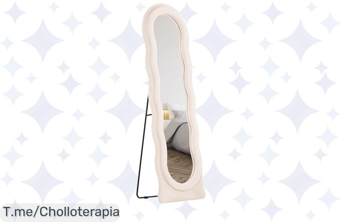 Transforma tu hogar con el espejo de cuerpo entero HOMCOM, elegante y único. Aprovecha este super chollo con descuento brutal, ¡oferta limitada solo por hoy!