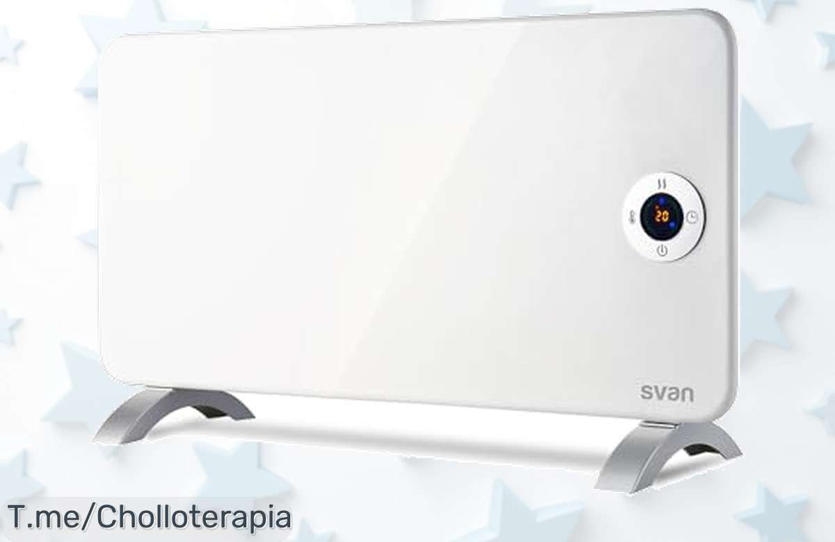 Transforma tu hogar con el radiador plano Svan de 2000 W, un super chollo que calienta y ahorra tiempo. Aprovecha esta oferta única antes de que se agote ¡Compra ya!