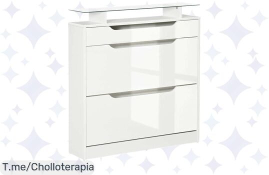Transforma tu hogar con el zapatero HOMCOM: super chollo para 16 pares, diseño elegante y orden garantizado ¡No pierdas este ofertón y compra ya antes de que se agote!