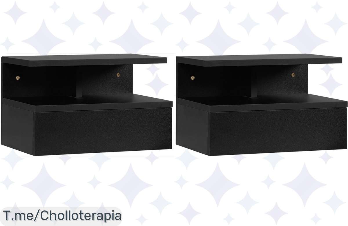 Transforma tu hogar con estas mesitas de noche flotantes a un precio loco, funcionalidad espectacular y estilo moderno. ¡No te quedes sin la tuya en esta oferta única!