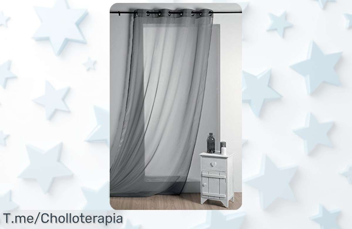 Transforma tu hogar con la Cortina Lovely CASA, super chollo de privacidad y luz que necesitas. ¡No te quedes sin ella! Oferta limitada a precio loco, actúa ya.