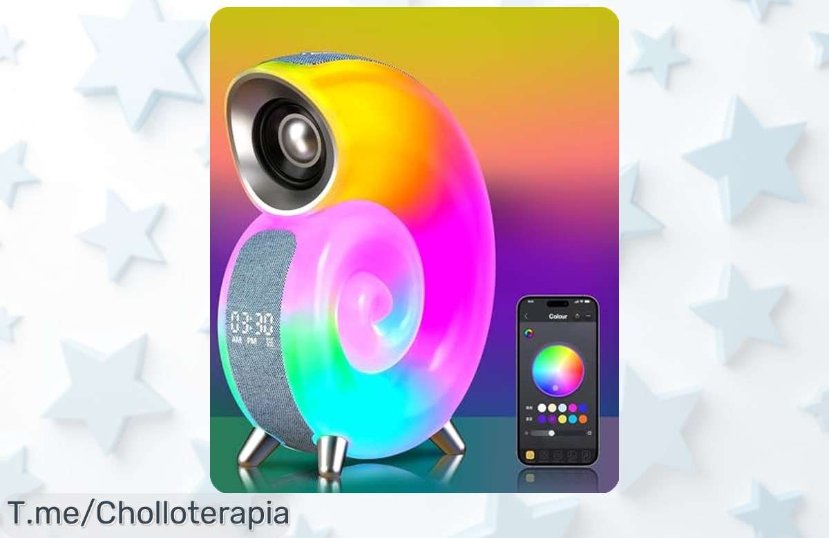 Transforma tu hogar con la Lámpara de Mesa Led Inteligente: luz personalizable y música que te abraza. Aprovecha este ofertón exclusivo antes de que se agote ¡Compra ya!