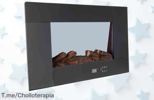 Transforma tu hogar con la chimenea eléctrica horizontal de 1800 W y su efecto llama nunca visto, ¡super chollo por tiempo limitado! Compra ahora antes de que se agoten