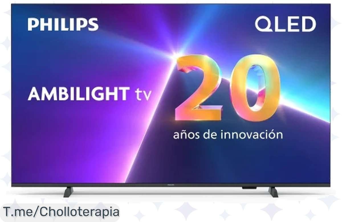 Transforma tu hogar en un cine con la TV QLED 55 Philips a un precio locazo, imágenes 4K y sonido Dolby Atmos. ¡Hazla tuya antes de que se agote esta oferta única!