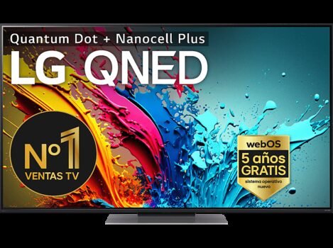 Transforma tu hogar en un cine con la TV QNED 55 de LG, imagen UHD 4K y procesador inteligente ¡Aprovecha este ofertón limitado antes que se agote!