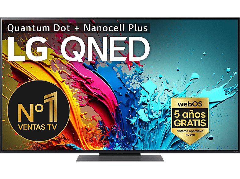 Transforma tu hogar en un cine con la TV QNED 55 de LG, imagen UHD 4K y procesador inteligente. ¡Aprovecha este ofertón limitado antes que se agote!