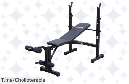Transforma tu hogar en un gimnasio personal con el Banco de Musculación Hércules: ¡super chollo para tonificar tu cuerpo y ahorrar a lo grande! Actúa ahora, oferta limitada