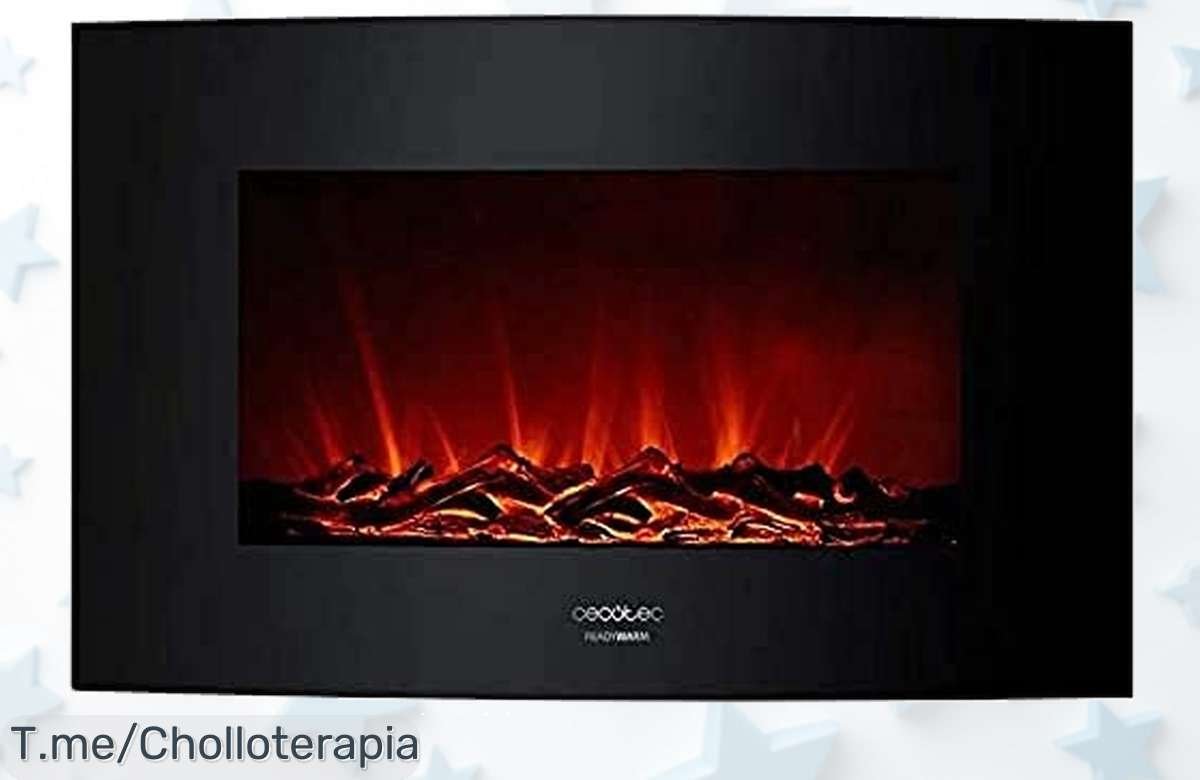 Transforma tu hogar en un oasis cálido con la chimenea eléctrica Cecotec Ready Warm 3500, control remoto y calienta hasta 30 m². ¡Aprovecha este ofertón antes de que se agote!