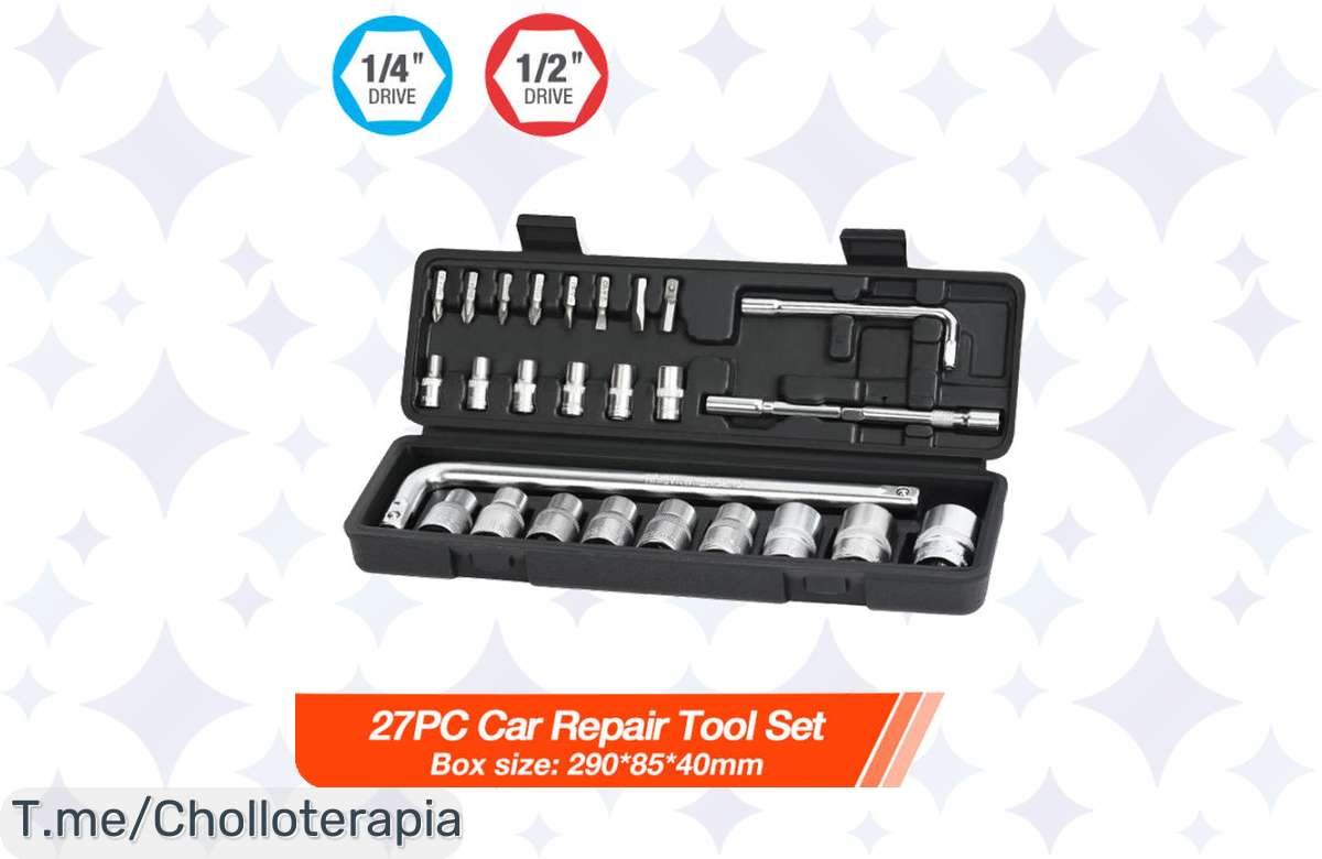 Transforma tu hogar en un taller profesional con nuestro kit de reparación ValueMax, ¡ofertón único y precio loco! Haz que cada arreglo sea fácil, compra ya antes de que se agote.