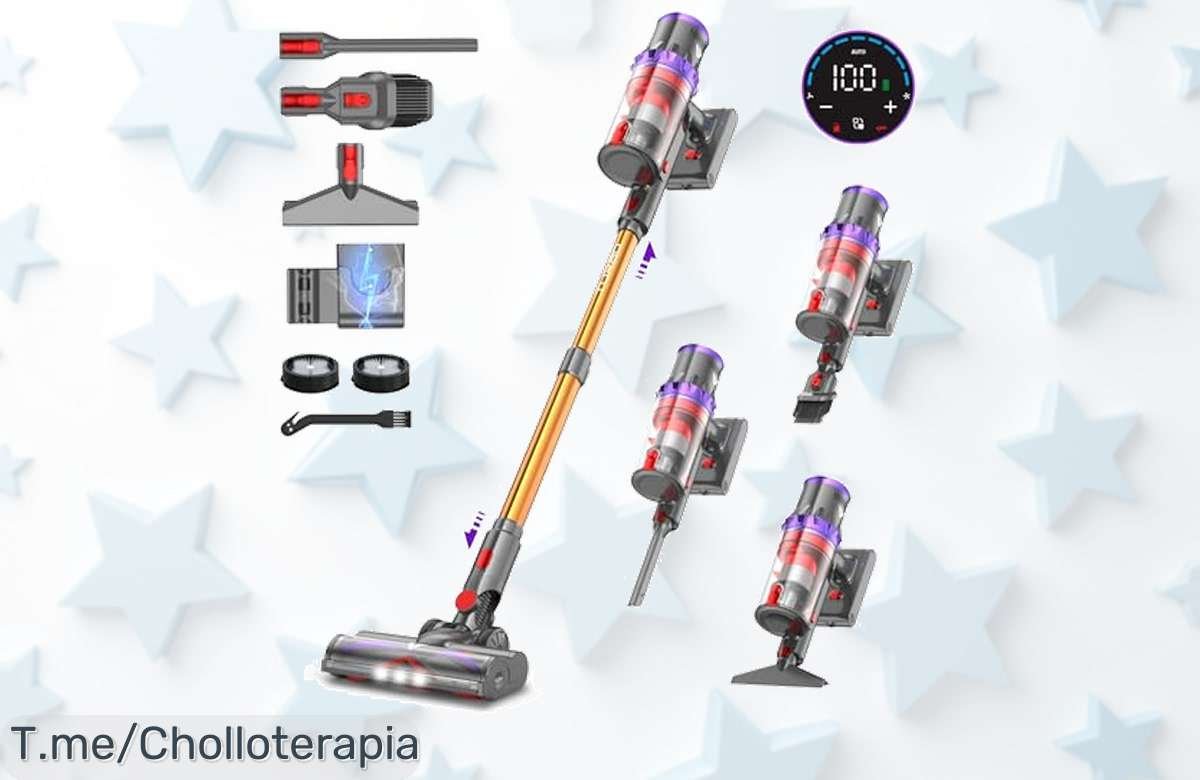Transforma tu hogar sin esfuerzo con la aspiradora Coovy SU7, super chollo a un precio loco. ¡No te quedes sin el tuyo, oferta limitada y única! Actúa ahora antes que se agote.