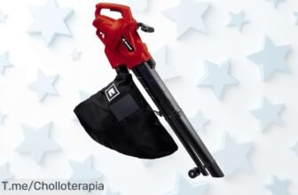 Transforma tu jardín con el aspirador eléctrico de hojas Einhell: potencia loco a 240 km-h y función trituración increíble ¡Aprovecha este ofertón antes que se agote!