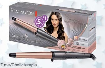 Transforma tu look al instante con el Rizador Remington Keratin Protect: ondas glamorosas y cuidado excepcional, ¡aprovecha este ofertón antes de que se agote!