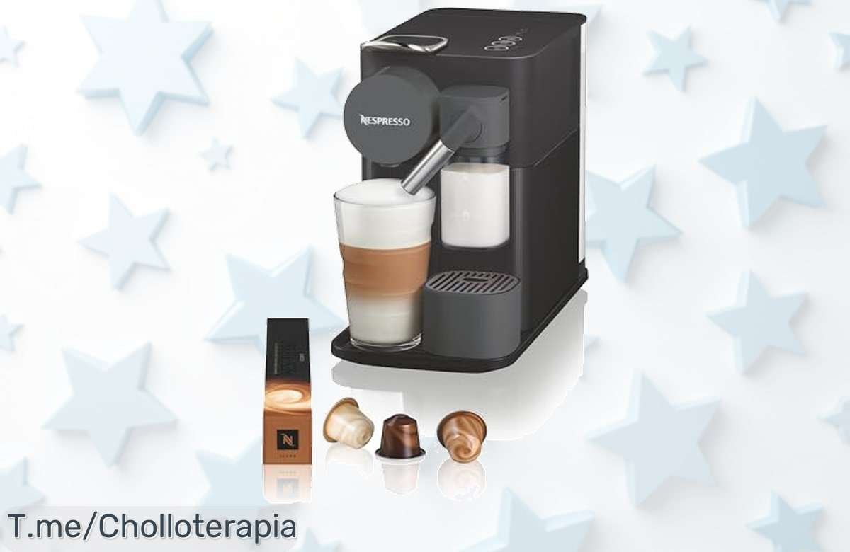 Transforma tu mañana con la Nespresso Lattissima One Evo: café en 18 segundos, limpieza fácil y un super chollo que no puedes dejar pasar. ¡Compra ya antes de que se acabe!
