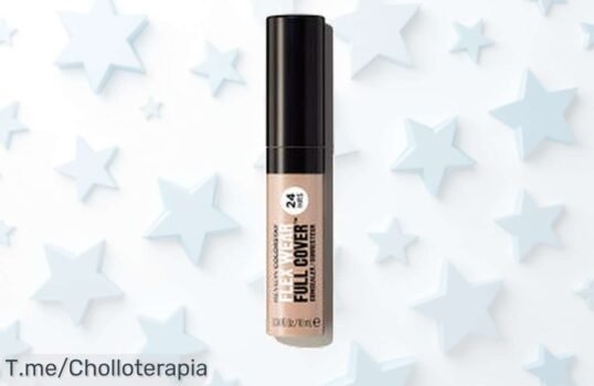 Transforma tu piel con Flex Wear Full Cover Concealer de REVLON: alta cobertura para esconder imperfecciones y un acabado natural ¡No te pierdas este super chollo, actúa ya!