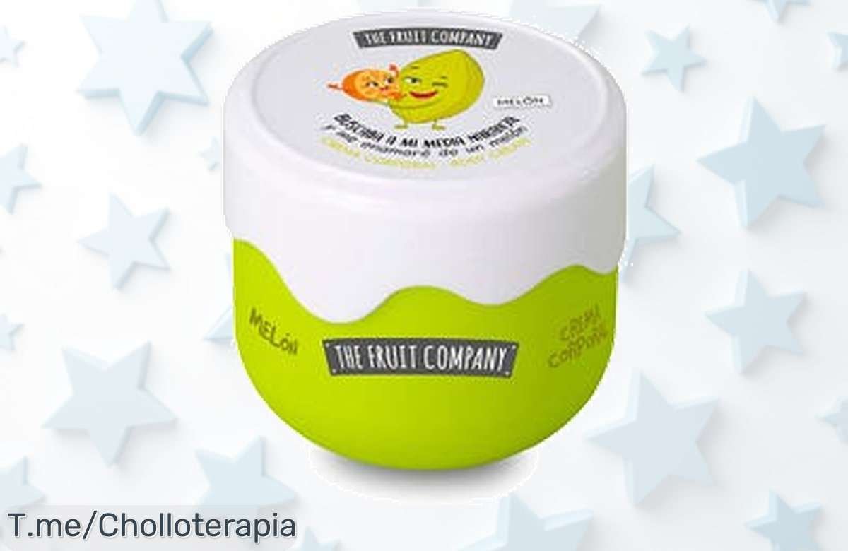 Transforma tu piel con la Crema Corporal Melón de THE FRUIT COMPANY: Efecto Seda, super chollo por tiempo limitado. ¡Date prisa y aprovecha esta oferta única ahora!