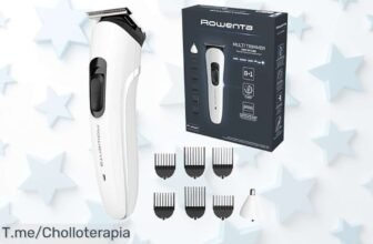 Transforma tu rutina de cuidado personal con el Rowenta Trim & Style 8 en 1, cuchillas que duran hasta 15 años ¡No dejes pasar este super chollo y luce impecable ya!