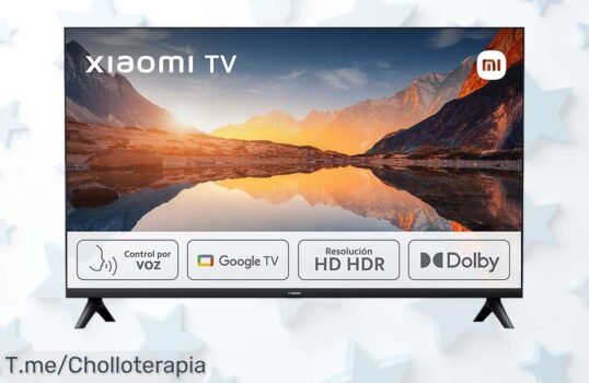 Transforma tu sala en un cine con la Xiaomi A 2025: sonido Dolby, Smart TV y HDready a precio loco ¡No dejes pasar este ofertón limitado! Compra ya antes que se agote