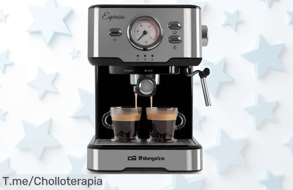 Transforma tus mañanas con la Orbegozo EX 5500: espresso perfecto en casa a un precio loco. No dejes pasar este ofertón y compra ya antes de que se acabe.