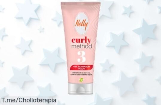 Transforma tus ondas en rizos espectaculares con el Gel NELLY activador, ¡super chollo que no se repite! Haz brillar tu cabello y luce increíble ¡Compra ahora antes de que se agote!