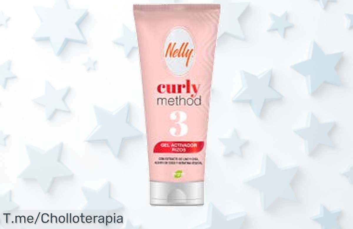Transforma tus ondas en rizos espectaculares con el Gel NELLY activador, ¡super chollo que no se repite! Haz brillar tu cabello y luce increíble. ¡Compra ahora antes de que se agote!