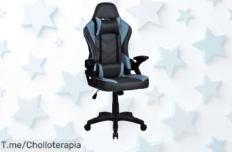 Transforma tus partidas con la Silla Gamer T-Lovendo: diseño ergonómico y tela transpirable, ¡un precio loco que no volverás a ver! ¡Compra ya, stock limitado!