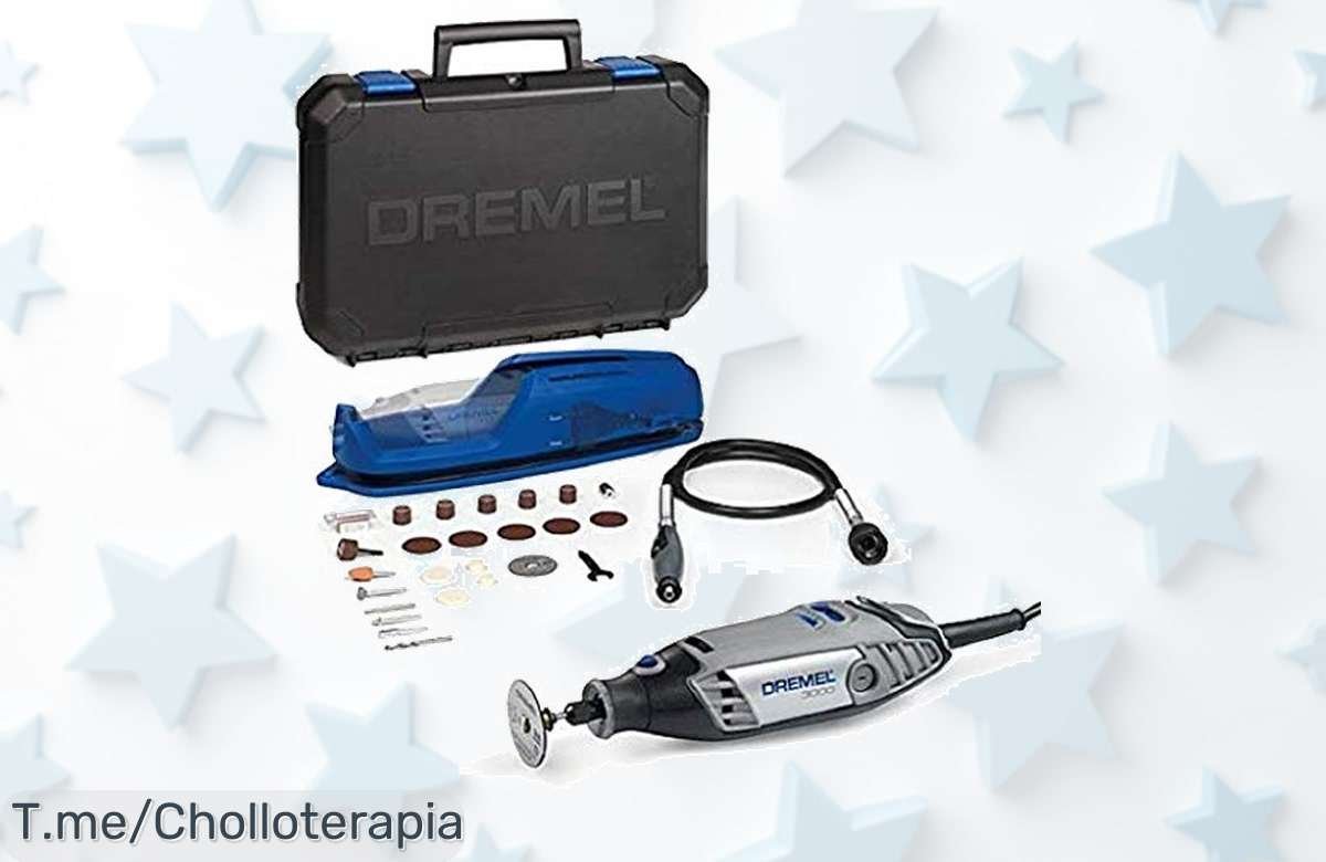 Transforma tus proyectos con la Dremel 3000 a un precio loco, incluye 25 accesorios increíbles y siéntete como un pro. ¡No dejes pasar esta oferta limitada!