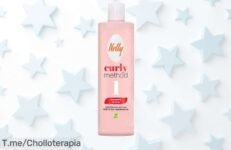 Transforma tus rizos con el champú NELLY y disfruta de un brillo espectacular ¡No te pierdas este ofertón único, compra ahora y conquista el mundo con tu cabello!