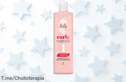 Transforma tus rizos con el champú NELLY y disfruta de un brillo espectacular ¡No te pierdas este ofertón único, compra ahora y conquista el mundo con tu cabello!