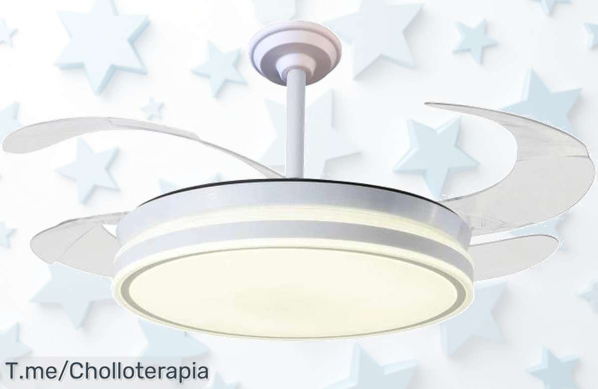 Ventilador de Techo Atenas: Silencio y Luz Led en Uno, el super chollo que refrescará tu hogar. ¡No esperes más, aprovecha esta oferta única antes de que se agote!